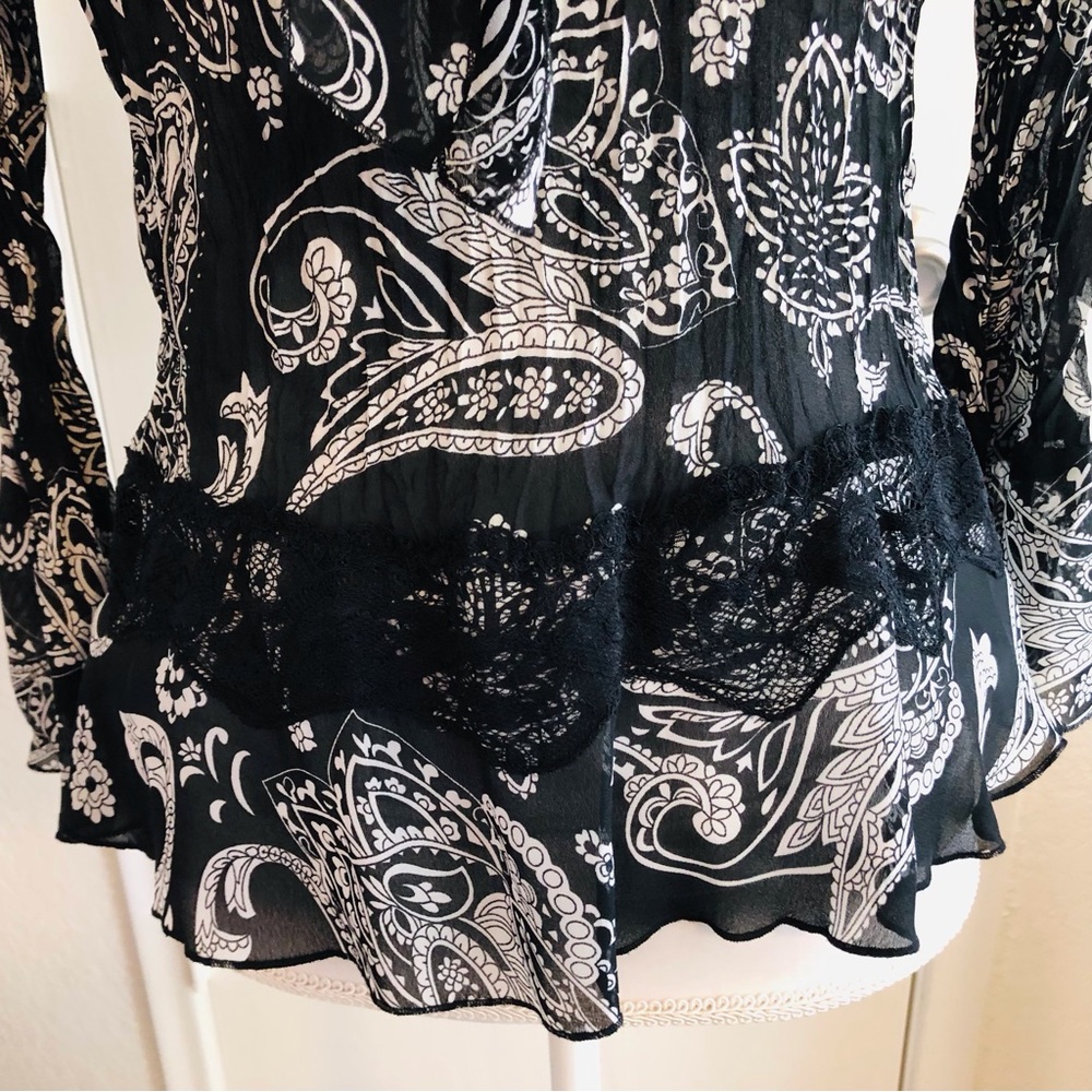 EUC Robbie Bee paisley blouse - Picture 5 of 7